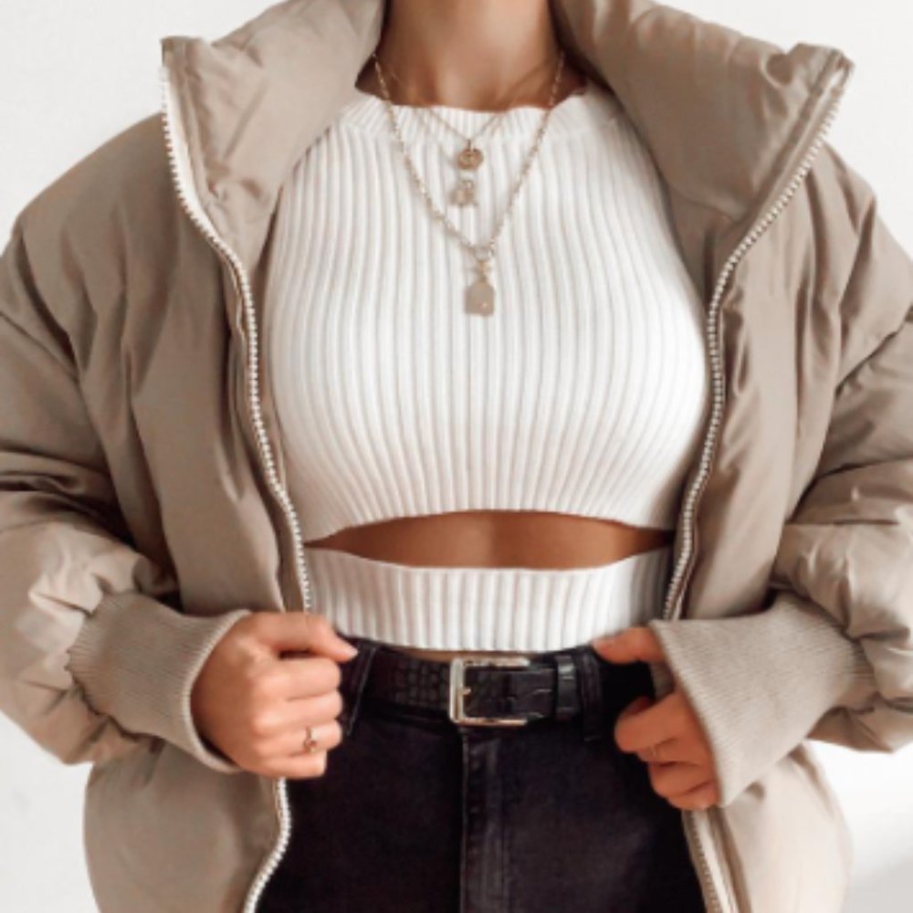 Beige Puffer!